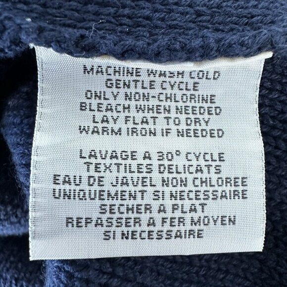 Denim & Supply Sweater Navy Blue Anchor Buttons Nautical Size M - Picture 7 of 9